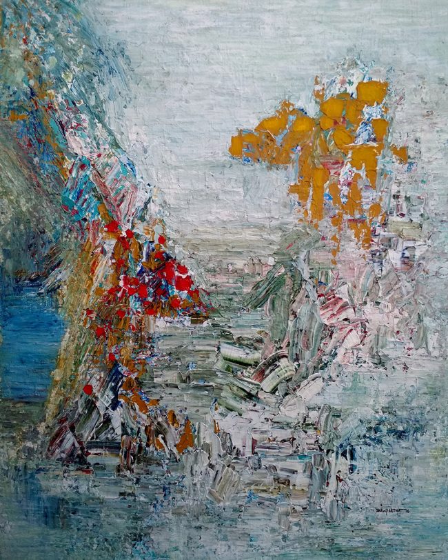 Partha-Shaw-25-x-20-Inches-Spirit-of-nature-Acrylic-on-Fabriano-2016
