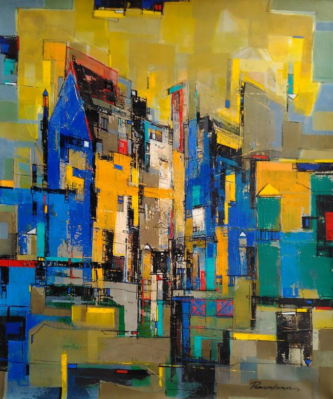 Praveen-Kumar-36-x-30-Inches-Acrylic-on-canvas-2017