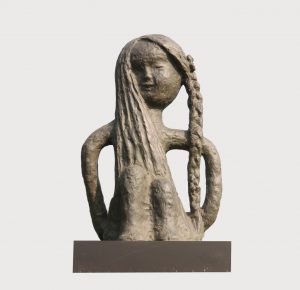 Chugali Sahoo, Innocence - 1,Fibre Glass, 25 x 11 x 16 Inches