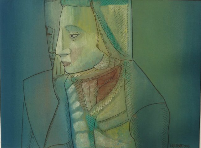 Neeraj Goswami 13 x 10 Mixed media on paper 2005 NG002