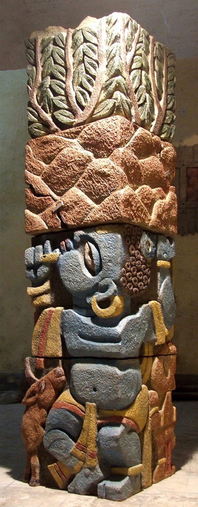 Tutu Patnaik, Krishna,Column-VII (Fragment-XXXI), 236 x 53 x 53 cm, Painted Glass Fiber TP001S