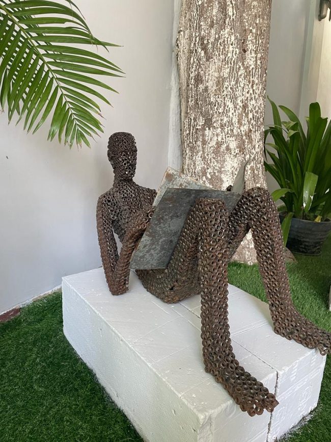 Varsha Athor, Iron Nut Bolts, 25 x 17 x 14 Inches, 2022 VA001S